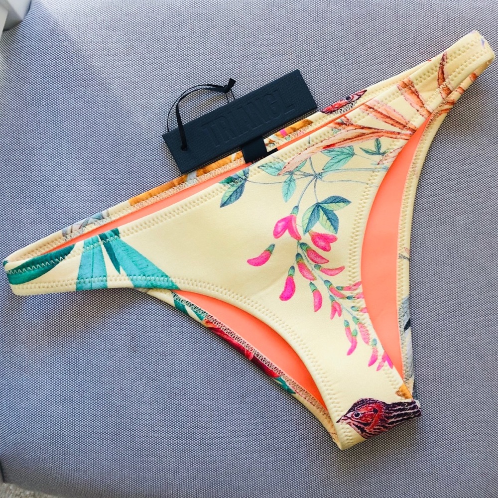 NEW Triangl Yellow Neoprene Bikini Swim Bottoms